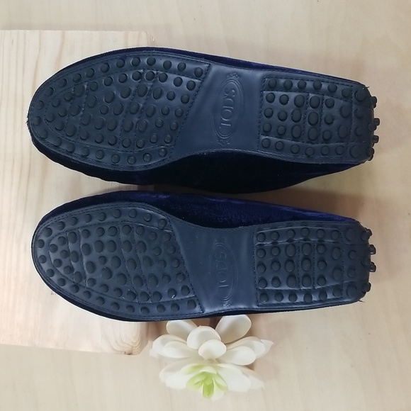 Tod's velvet driving loafers womens - Picture 5 of 7